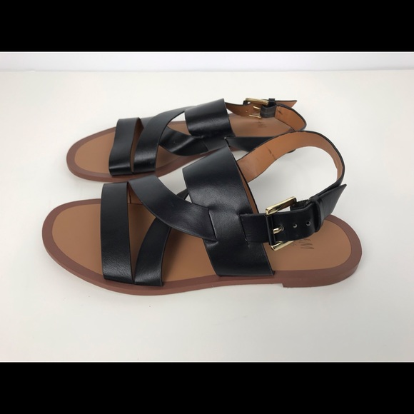 H&M Sandals Flat Gladiator Strap Around Size 6 36 - Picture 4 of 5